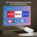 P30 Android 11 Smart Projector WiFi 6 4K 1080P Video Support 1280x720P Native Portable Home Entertainment System